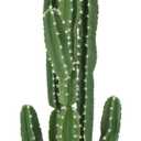 UV-Resistant Artificial Fake Cactus Plants 7ft – Tall Fake Cacti Outdoor Tree with Brown Decorative Planter – Large Faux Tropical Cactus for Indoor & Outdoor Home, Office, or Garden Decor
