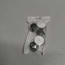 Adhesive Cabinet Knobs, Peel and Stick Cabinet Handles 5PCS | No Drilling, Kitchen Cabinets Handles, Black Dresser Knobs, for Sliding Glass Door, Refrigerators, Windows, Closets