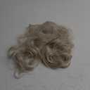 REECHO Ponytail Extension 30" Long Claw Clip Ponytail Extension for Women Curly Pony Tails Hair Extensions Clip in Synthetic Hairpiece for Women, Platinum Blonde