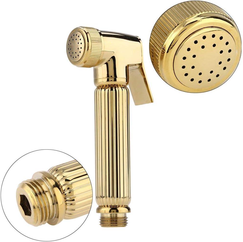 FTVOGUE Solid Brass Wall Mount Shower Toilet Bathroom Handheld Bidet Diaper Spray Sprayer Shattaf Kit