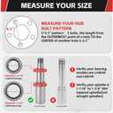 2 Sets 3500Lbs Trailer Hub Kit 5 Bolt 4.5", Premium 5 Lug Trailer Hubs Fit 1"-1/16" to 1-3/8" #84 Trailer Spindle, Heavy Duty Boat Trailer Idler Hub Assembly (Only for Tapered Spindle)