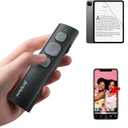 Page Turner for iPad iPhone, Bluetooth Remote Control Short Video Scrolling for TikTok YouTube, iPhone Camera Shutter for Photos & Videos, Music Switcher - 33ft Range, Type-C, with Big Quiet Buttons