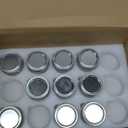 8 oz Mason Jars with Airtight Silver Lids - 30 Pack Small Glass Jars Set with Labels, Twine & Mesh Bags - Wide Mouth Canning Jars for Party Favors, Baby Shower, Wedding & Bulk Crafts