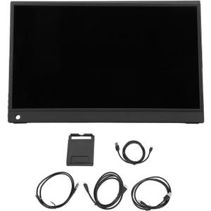 Yoidesu 16 In Portable Monitor Display 2560x1600 Ultra Thin HDR Type C HD Multimedia with Speaker, Mirror Screen Usage, Phone Projection, Wide Compatibility, 3ms Response Time