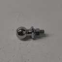 CURT 40003 Chrome Trailer Hitch Ball, 3,500 lbs, 2-Inch Diameter, 3/4 x 1-3/4-Inch Shank , Universal Fit