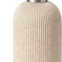 Sand Beige Hand Soap Dispenser with Stainless Steel Pump