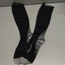 Physix Gear Compression Socks 20-30 mmHg - Men & Women - Running, Nurses, Shin Splints, Flight, Travel (Black, M)