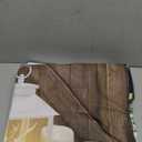 Mocsicka Christmas Wood House Photography Backdrop Xmas Tree Snow Wreath Photo Background Rustic Barn Door Family Kids Holiday Portrait Photo Booth Props (10x8ft)