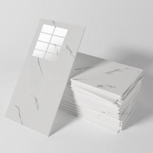 10pcs Peel and Stick Wall Panels (23.6"x11.8",) Marble PVC Waterproof Backsplash Tiles for Kitchen, Bathroom, Peel and Stick Tile，White Gray (hemus White, 23.6 inches * 11.8 inches)