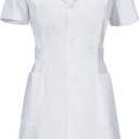 TOKYO REVENGERS Women 5Pcs Halloween Nurse Costume Set Doctor Outfit Lab Coat Nurse Hat Cosplay Party Costume With Accessories(WT S)