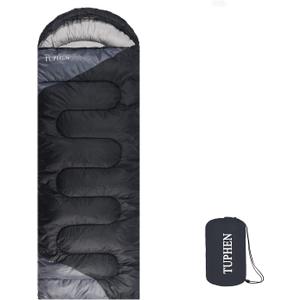 tuphen- Sleeping Bags for Adults Kids Boys Girls Backpacking Hiking Camping Microfiber Liner, Cold Warm Weather 4 Seasons Indoor Outdoor Use, Lightweight & Waterproof