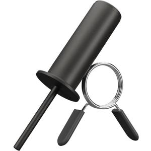 Weight Stack Pin Extender with Spring Clip Collar, Weight Pins for Weight Stack Machine, Weight Stack Extender Pin Strength Training Equipment for Commercial Gym and Home Gym, Dia:8mm Length:110mm