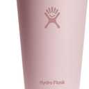 Hydro Flask All Around Tumbler Press-In Lid, Insulated Travel Mug, Stainless Steel Coffee Cup 16 Oz Trillium Pink