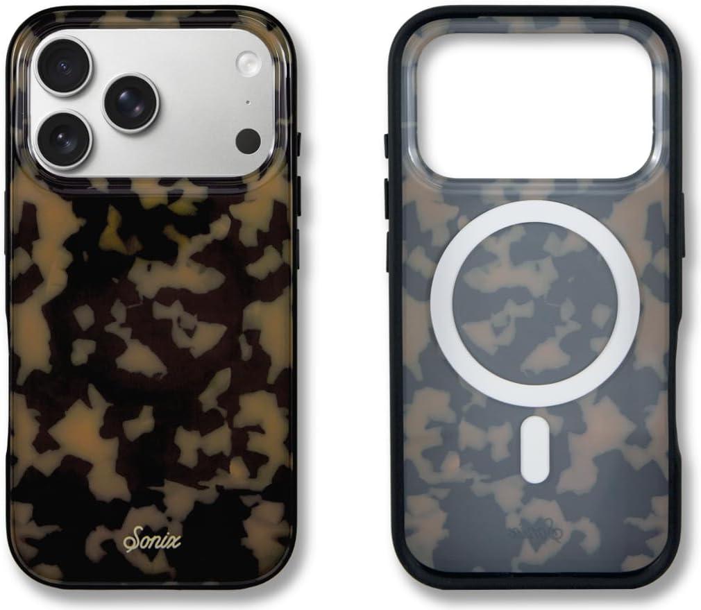 Sonix Case for iPhone 17 Pro | Compatible with MagSafe | 10ft Drop Tested | Tortoiseshell | Brown Tort