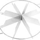 8 Slices Pie Cutter Cookie Cutters Pizza Cutters Cake Slicer for Even Slices Stainless Steel Side handle Kitchen Tools