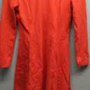 Aphratti Women's Long Sleeve Fall Dresses 2025 Casual Peter Pan Collar A Line Fit and Flare Skater Goth Dress Red Small