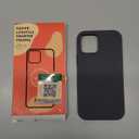 Vooii Compatible with iPhone 12 Case/iPhone 12 Pro Case, Liquid Silicone Upgrade [Soft Anti-Scratch Microfiber Lining] [Shockproof Drop Protection] Phone Case 6.1 inch - Dark Grey