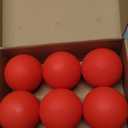 Jenaai 6 Pack Arcade Ball Roll and Score Replacement Balls 2.48 Inch for Family Recreation Rooms, Ladder Toss, Outdoor Yard Replacement Balls for Arcade Ball Toss, Home Recreation Game