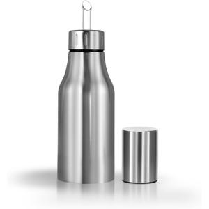 Stainless Steel Oil Dispenser Bottle - Leak-Proof Olive Oil Decanter for Kitchen(17Oz) (16.9 Ounces)
