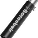 In-line Microphone Preamp for Dynamic Mic, [Brass metal design for better shielding] Ultra-Clean Gain Mic Booster Activator Preamp lifier for Podcast, Broadcast, Studio Singing