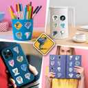 3 x TWGOGOTIC 55 PCS Tornado Stickers, Tornado Party Favors Birthday Party Decorations Supplies Gifts Waterproof Vinyl Stickers for Kids Teens Boys Girls for Water Bottle Laptop (Blue)