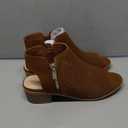 J. Adams Tracy Booties for Women - Peep Toe Low Block Heel Bootie, Size 6