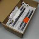 24 Inch Battery Operated Wall Sconce Set of 2, Dimmable Battery Sconces with Remote Control, 8000 mAh Rechargeable Sconces, 350 Rotate Modern LED Lights for Bedroom, Living Room, Black Gold