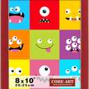 8x10 Picture Frame Red Photo Frame, 8 by 10 Colorful Frame with HD Plexiglass, Wall or Tabletop Display