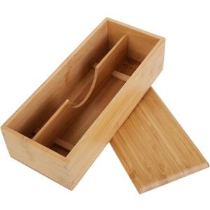 Chopstick Storage Box with Lid Elegant Organizer for Kitchen Utensils Versatile Silverware Holder for Drawer Stylish and Kitchen Accessory