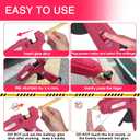 VEXTRO Dent Puller Kit, Dent Removal Kit for Car Auto Body - Paintless Dent Repair with Slide Hammer, Dent Puller Tabs for Hail Damage, Door Dings, Auto Dent Pulling and Car Dent Repair PDR kit -2