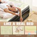 VOSSER Air Mattress Queen with Built in Pump,Foam Topper Blow up Mattress, Queen 15 inch