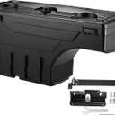 GEARLAST Truck Bed Storage Box With Password Lock For 2007-2019 Chevy/GMC Silverado/Sierra 2500/3500HD, Drivers Side,30L, Black