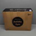 Blissful Diary Baby Play Gym & Activity Mat, Oversize Leaf Shaped Baby Play Mat w 6 Detachable Toys, Tummy Time Mat Promote Motor Skills & Sensory Development Mat, Newborn Infant Baby Essentials Gift