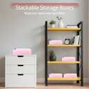 Zhiquanqihan 2 Pack Letter Size Clipboard with Storage 8.5 * 11, Plastic Clear Pink Clipboard File Box A4 Nursing Clip Board for School & Office with Christmas Stickers (Clear Pink-2PCS)