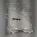 IMucci 15inch Wool Fur White Tree Skirt Small Christmas Tree Skirt Snowy White Plush Velvet Tabletop Christmas Tree Skirt Holiday Party Decoration