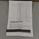 Cordless Room Darkening Mini Blinds for Indoor Windows, Cordless Mini Blinds, White,  size: 44.5"