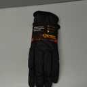 Heat Logic Soft Shell Gloves - Warm, Windproof and Touchscreen-Compatibility - M/ L (Black)