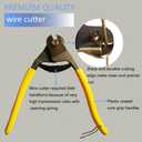 Heavy Duty Wire Cutters Steel Cable Cutter Wire Rope Cutter Aircraft Bicycle Cable Cutter,Up To 5/32"