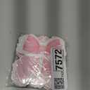 Neyeidru Bow Birthday Decorations Banner - 4Pcs Pink Bow Banner for Coquette Birthday Decorations Bow Garland Bunting for Girls Bow Party Decor Favor Supplies