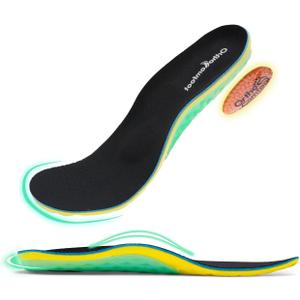 OrthoComfoot Wide Metatarsal Inserts for Men & Women- Comfortable Breathable Arch Support Work Boot Orthopedic Insoles for Wide Feet, Flat Feet, Plantar Fasciitis for Foot, Size 12 Men/14 Women