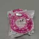 4 x SAMONPOW USB C Cable for iPhone Charger Cord 60W 2 in 1 Multi Fast Charging Cable 3.3FT Cute Beaded Phone Charger USB A to Type C/iOS Cord for iPhone 17 16 15 14 Pro Max/iPad A16/Galaxy S25 24 Pink (Red)