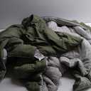 King Size Comforter Set, Olive Green King Bed Set Reversible, King Size Comforter Set 7 Pieces, Cationic Dyeing Bed in a Bag with Comforter, Sheets, Pillowcases & Shams