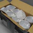 JOLLY CHEF 200 Pack 10 oz Gold Plastic Cups Elegant Gold Rimmed Disposable Cups Heavy-Duty Party Cups for Wedding, Thanksgiving, Christmas Parties