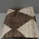 Lahome Zelie Machine Washable 3x5 Area Rug, Soft Rugs for Entryway Non Slip Kitchen Rugs, Moroccan Trellis Non Slip Non Shedding Printed Indoor Front Door Carpet for Bathroom Entrance, Brown