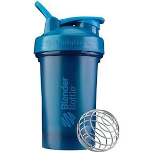 BlenderBottle Classic V2 Shaker Bottle Perfect for Protein Shakes and Pre Workout, 20-Ounce, Ocean Blue BlenderBottle Classic V2 Shaker Bottle Perfect for Protein Shakes and Pre Workout, 20-Ounce, Ocean Blue