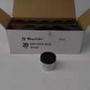 Novelinks 20 Pieces Craft Plastic Jar Set 4 oz each