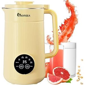 8 in1 Automatic Nut Milk Maker Machine, 35oz Almond Milk Maker Machine for Homemade Milkshake, Almond, Plant-Based, BPA Free Electric Blender for Baby Food With Delay Start/ Self Clean