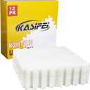 kasifei Hockey Synthetic Ice Tiles (12 Pack, 23.5 SQFT) - Dryland Flooring Tiles - Build Your Own Year-Round Hockey Training Surface - Easy to Assemble