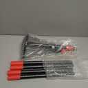 76 Inch Rake for Leaves, Adjustable 18 Metal Tines with Expandable Head Garden Rakes for Lawns Heavy Duty Metal Rake for Leaves Yard Gardening Grass Outdoor Debris