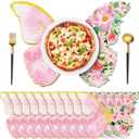 Roshtia 100 Pcs Butterfly Paper Placemats Disposable Floral Placemats 14 x 10 Inch Pink Gold Butterfly Flower Table Place Mat for Spring Summer Wedding Bridal Pink Rose Kitchen Dining Birthday Party